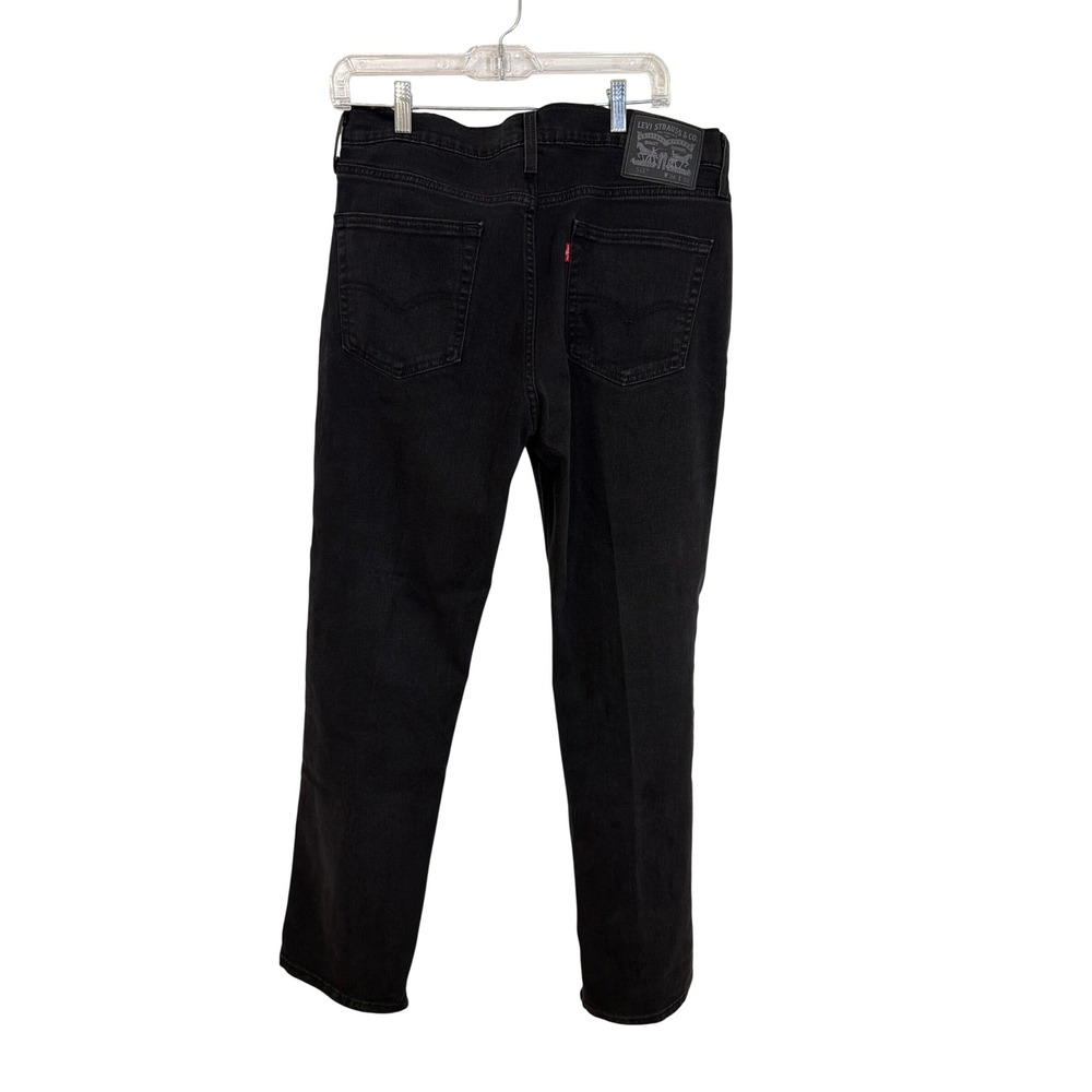 Levis 514 Straight Fit Mens Black Denim Jeans 34x32 W34 L32